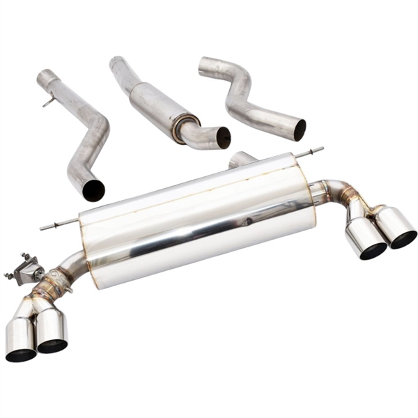 Friedrich Motorsport 76mm Duplex System Rustfritt Stål BMW 3 Series F30 Sedan