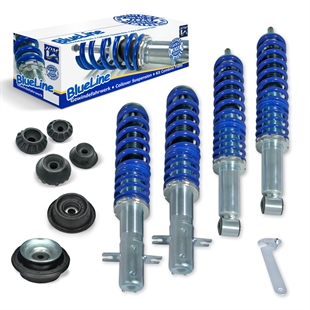 JOM Blueline Coilovers Med Domcap Sett VW Golf 2