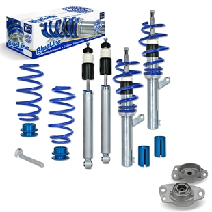 JOM Blueline Coilovers Med Domcap Sett Audi A3 (8P)