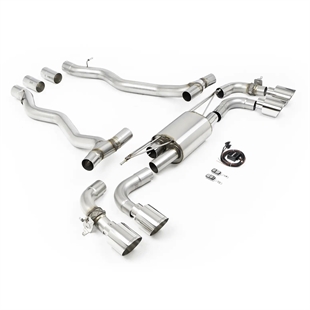Milltek (NAS/ROW Spec) - Axle Back med Polerte Enderør BMW 5 Serie M5 G90/G99
