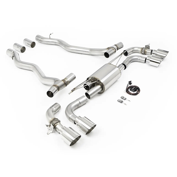 Milltek (NAS/ROW Spec) - Axle Back med Polerte Enderør BMW 5 Serie M5 G90/G99