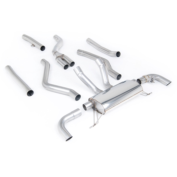 Milltek Cat-back Eksosanlegg Til Originale Enderør Til BMW 4-serie G22 M440i Coupé