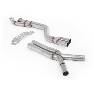 Milltek Sekundær Katalysator Bypass - Ikke Resonert med X Pipe til OE Axle Back Kun BMW 2 Serie M2 Coupe