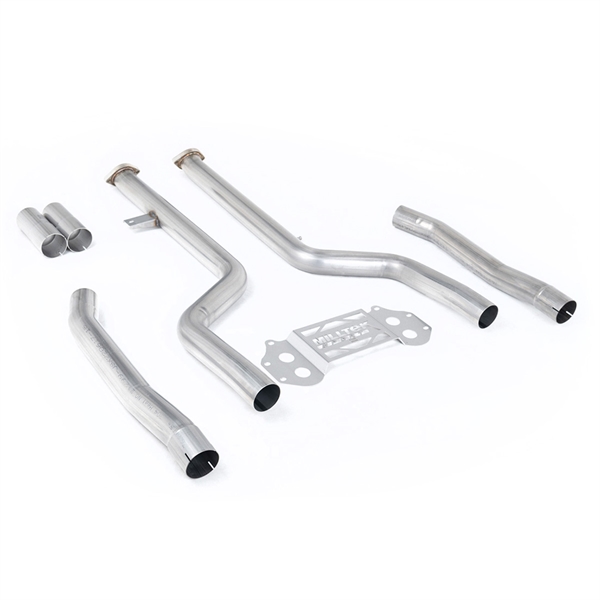 Milltek Ikke-resonert Sekundær Katalysator Bypass - Passer kun til OE Downpipes & Milltek Sport Bakre Eksosanlegg BMW 3 Serie G80/G81 M3 & M3