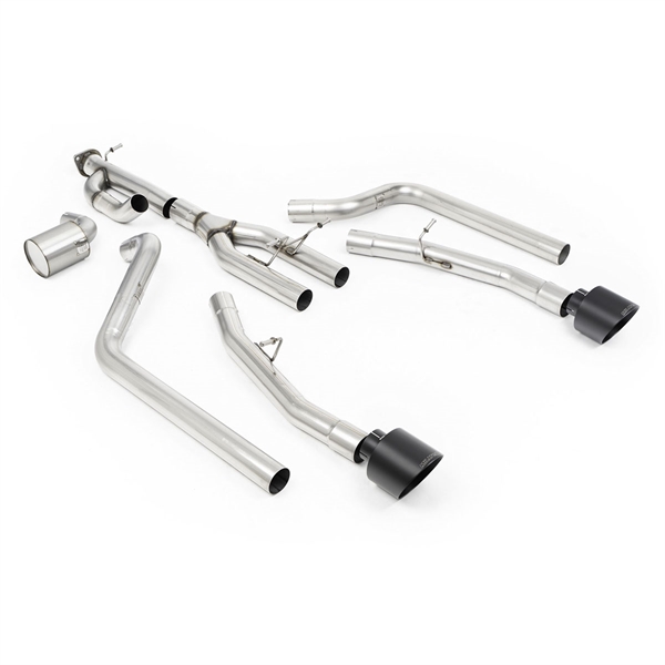 Milltek Cat Back med 5.5\' Cerakote Svarte Enderør Dodge Ram 1500 Rebel (Hurricane Motor)