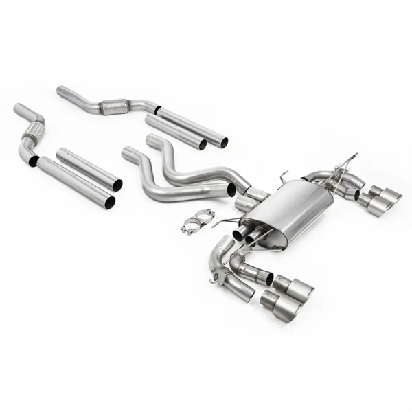 Milltek Partikkelfilter-Bak med Børstede Titan Enderør Land Rover Defender OCTA 4.4 V8