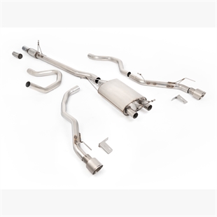 Milltek Downpipe-system med Børstede Titanium-enderør Ford Ranger 2.3 PHEV