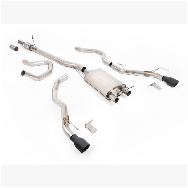Milltek Downpipe-system med Cerakote Svarte enderør Ford Ranger 2.3 PHEV
