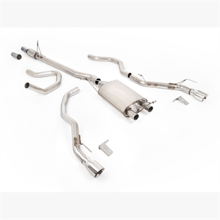 Milltek Downpipe-system med Polerte enderør Ford Ranger 2.3 PHEV