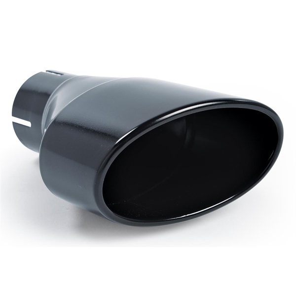 Milltek Cerakote Svart Jet (Oval) 170 x 107 Eksosstuss, Høyre - MSTIP243