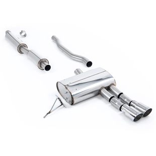Milltek Resonert (Stillere) Cat-Back med Polerte Endestusser Mini Cooper S F55