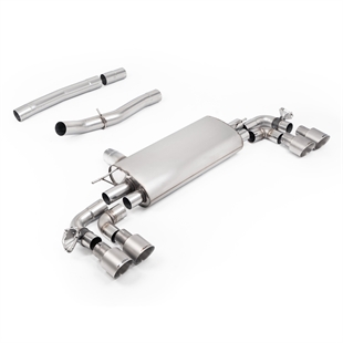 Milltek OPF/GPF Bak System med Børstet Titan Tupper BMW 1 Series M135i F70