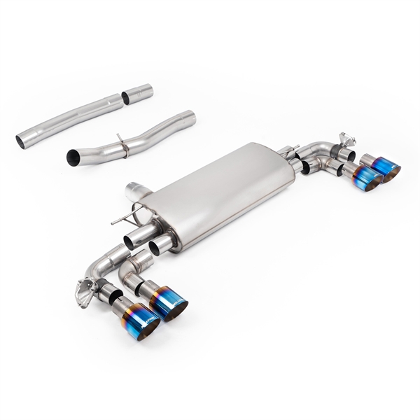 Milltek PF/GPF Bak System med Brent/Blå Titan Tupper BMW 1 Series M135i F70