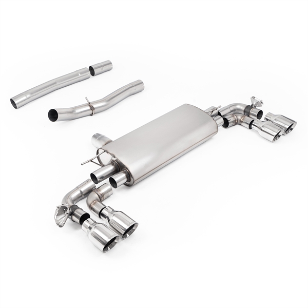 Milltek OPF/GPF Bak System med Polerte Tupper BMW 1 Series M135i F70