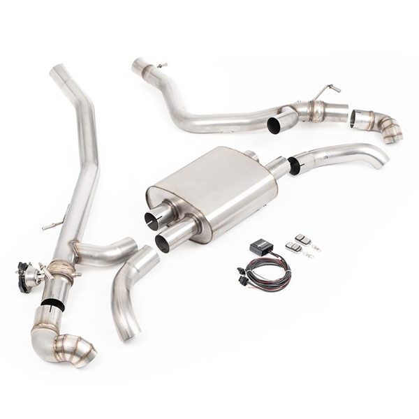 Milltek Axle Back System med Nedovervendte Enderør til OE Støtfanger Range Rover Vogue L460 P440/460/510/550e (SWB & LWB)