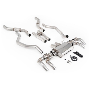 Milltek Resonert OPF/GPF-Bak med Nedovervendte Enderør til OE Bakfanger - med Ventilstyring Range Rover Vogue L460 P530 (SWB) V8 NC10 Motor