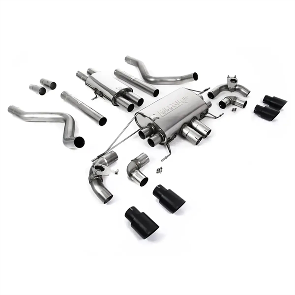 Milltek Resonert (Stillere) GPF/OPF Bak Ventilstyrt System med Quad GT-90 Polerte Endestusser Land Rover Defender 110 5.0 V8 (GPF Modeller)