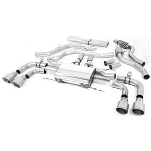 Milltek Cat-back Alfa Romeo Giulia Quadrifoglio 2.9 V6 Bi-Turbo (Non OPF/GPF Models)