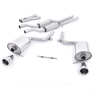 Milltek Cat-back Audi A4 3.0 V6 B6 quattro Saloon Avant & Cabriolet