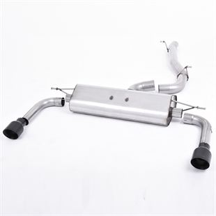 Milltek Non-Resonated (Louder) Cat-back Exhaust System With Cerakote Black Trims