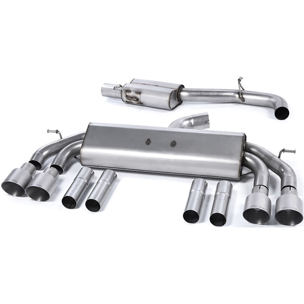 Milltek Cat-back Audi S3 2.0 TFSI quattro Saloon & Cabrio 8V/8V.2 (Non-GPF Equipped Models Only)