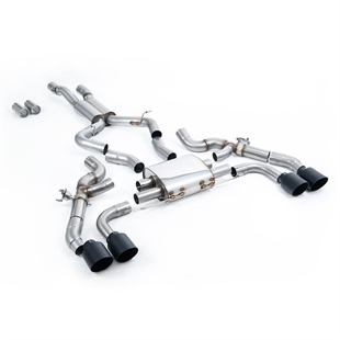 Milltek OPF/GPF Bakre System Med GT-115 Cerakote Sorte Enderør Til BMW X3 X3M / X3M Comp (G01)