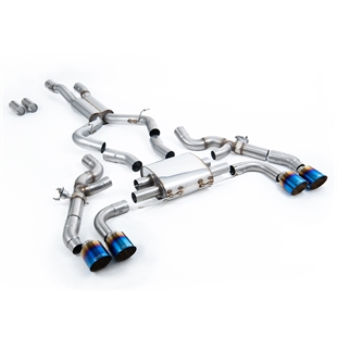 Milltek OPF/GPF Bakre System Med GT-115 Brente Titanenderør Til BMW X3 X3M / X3M Comp (G01)