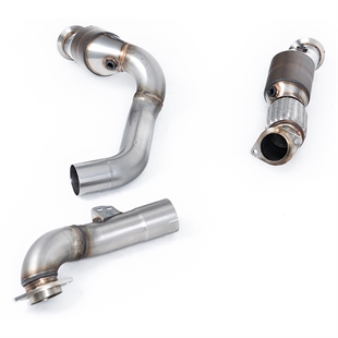Milltek Large Bore Downpipe og Hi-Flow Sportskatalysatorsystem Type 3" Til BMW 2-serie M2 Coupé (G87 S58 NAS Ikke-OPF/GPF-modeller)
