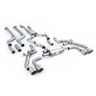 Milltek LCI - Primært Cat-Back System med Børstede Titanium Enderør BMW X4 G02