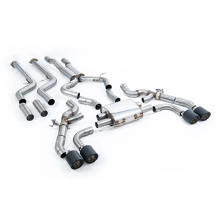 Milltek LCI - Primært Cat-Back System med Karbonfiber Enderør BMW X4 G02