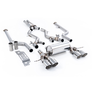 Milltek Resoneret Cat-Back med GT-115 Polerede Enderør BMW 2 Series G87 M2