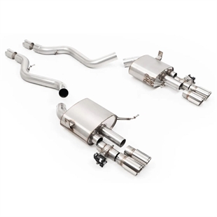 Milltek V2 Ventilstyrt Eksosanlegg Med Polerte Enderør Til BMW 3-serie E90 M3 4,0 V8 Sedan