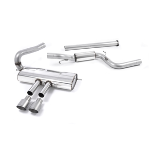 Milltek Semi-Resonert Cat-Back med Titanium Enderør Ford Focus MK3 ST
