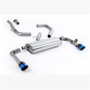 Milltek OPF/GPF Bak System med GT-115 Brente / Blå Titanium Endestusser Hyundai/Kia Ceed GT