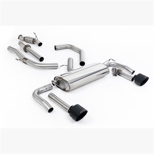 Milltek Resonansdempet Ventilstyrt Cat-back med Cerakote Svarte Endestusser Hyundai/Kia Elantra N
