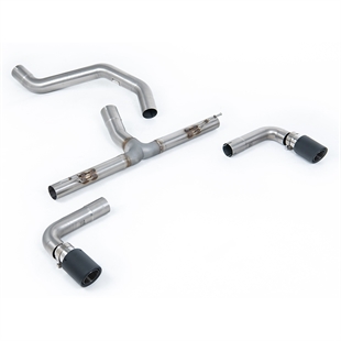 Milltek Resonert Partikkelfilter-Bakseksjon med Carbon Enderør Ineos Quartermaster (Bensin)