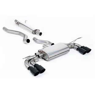 Milltek OPF/GPF-Back-System med Cerakote Sorte Enderør til Land Rover Defender 130 3.0 I6 P400