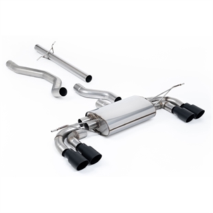 Milltek Ikke-Resonansdempet (Høyere Lyd) OPF/GPF-Back-System med Cerakote Sorte Enderør til Land Rover Defender 130 3.0 I6 P400