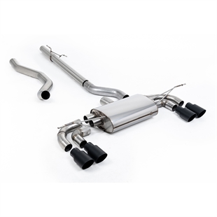 Milltek Ikke-Resonansdempet OPF/GPF-Back-System med Sorte Enderør til Land Rover Defender 130 2.0 I4 P300 & P400e
