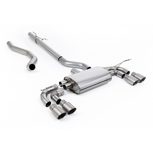 Milltek Ikke-Resonansdempet OPF/GPF-Back-System med Børstede Titan-Enderør til Land Rover Defender 130 2.0 I4 P300 & P400e