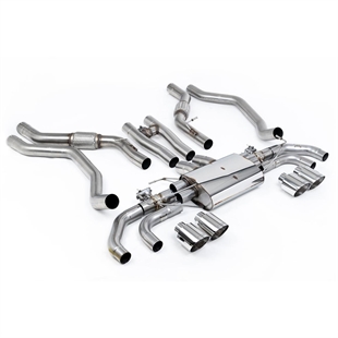 Milltek OPF/GPF Bakre Eksossystem med GT-115 Polerte Ender Range Rover Sport SV L461 V8