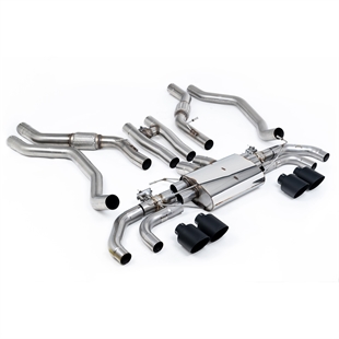 Milltek OPF/GPF Bakre Eksossystem med GT-115 Cerakote Svarte Ender Range Rover Sport SV L461 V8