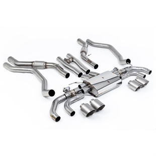 Milltek OPF/GPF Bakre Eksossystem med GT-115 Børstede Titanium Ender Range Rover Sport SV L461 V8
