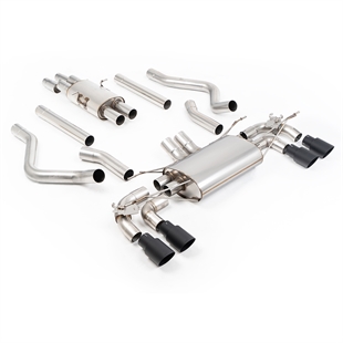 Milltek Resonert Ventilstyrt OPF/GPF-Baksystem Med Cerakote Sorte Enderør Til Land Rover Defender 130 5.0 V8 (Kun Kjøretøy Med OPF/GPF)