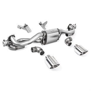Milltek Partikkelfilter-Back Med Polerte GT-115 Enderør Porsche Cayman 718 GT4 4.0
