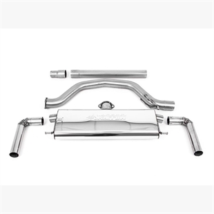 Milltek 80mm OPF/GPF Bakre Eksosanlegg med Cerakote Svart GT-115 Endestusser VW Golf Mk8 GTi