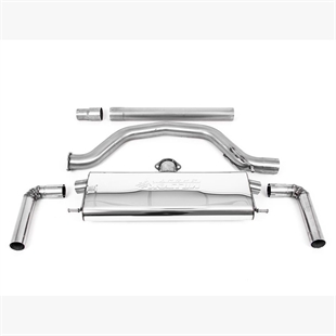 Milltek 80mm OPF/GPF Bakre Eksosanlegg med Brente Titanium GT-115 Endestusser VW Golf Mk8 GTi