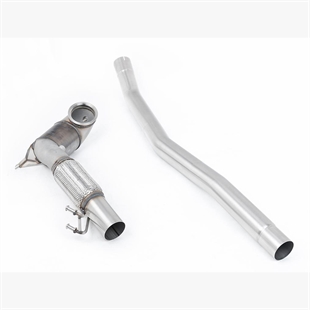 Milltek Stor Diameter Downpipe og Hi-Flow Race Katalysator (For Milltek Cat-Back) VW Arteon 2.0 TSI (USA Ikke-Ventilstyrt/Nedovervendte Enderør)