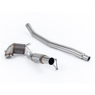 Milltek Stor Diameter Downpipe og De-cat (For OE Cat-Back) VW Arteon 2.0 TSI (USA Non Valved/Nedovervendte Enderør)