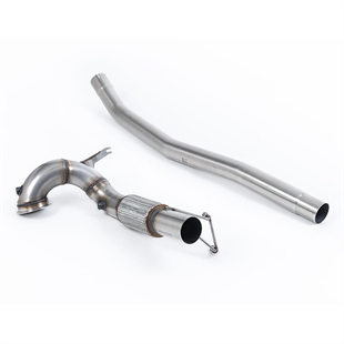 Milltek Stor Diameter Downpipe og De-cat (For Milltek Cat-Back) VW Arteon 2.0 TSI (USA Non Valved/Nedovervendte Enderør)